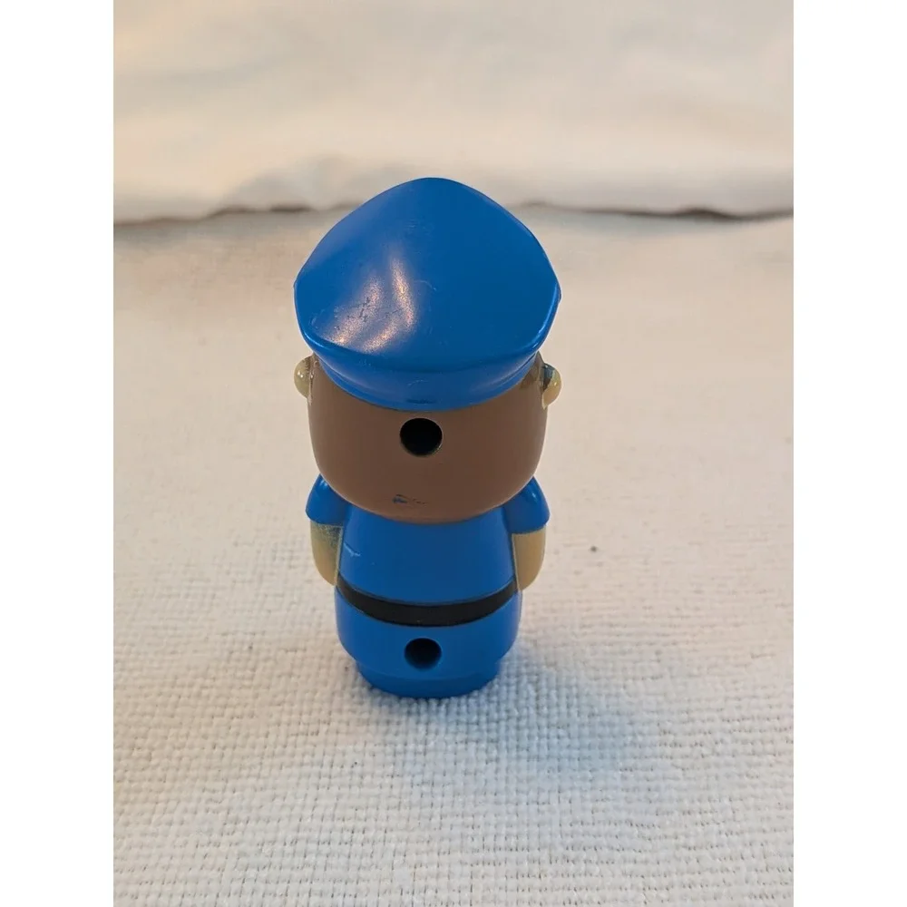 Vintage Female Police Officer Figure Blue Uniform Toy‎ Figurine 2.75 Inch